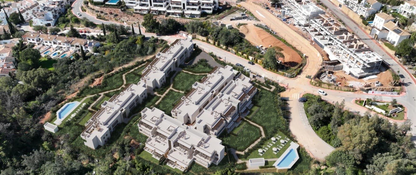 Almazara Gardens — two and three bedroom apartments in Cerros del Lago, Istán (1 of 10)