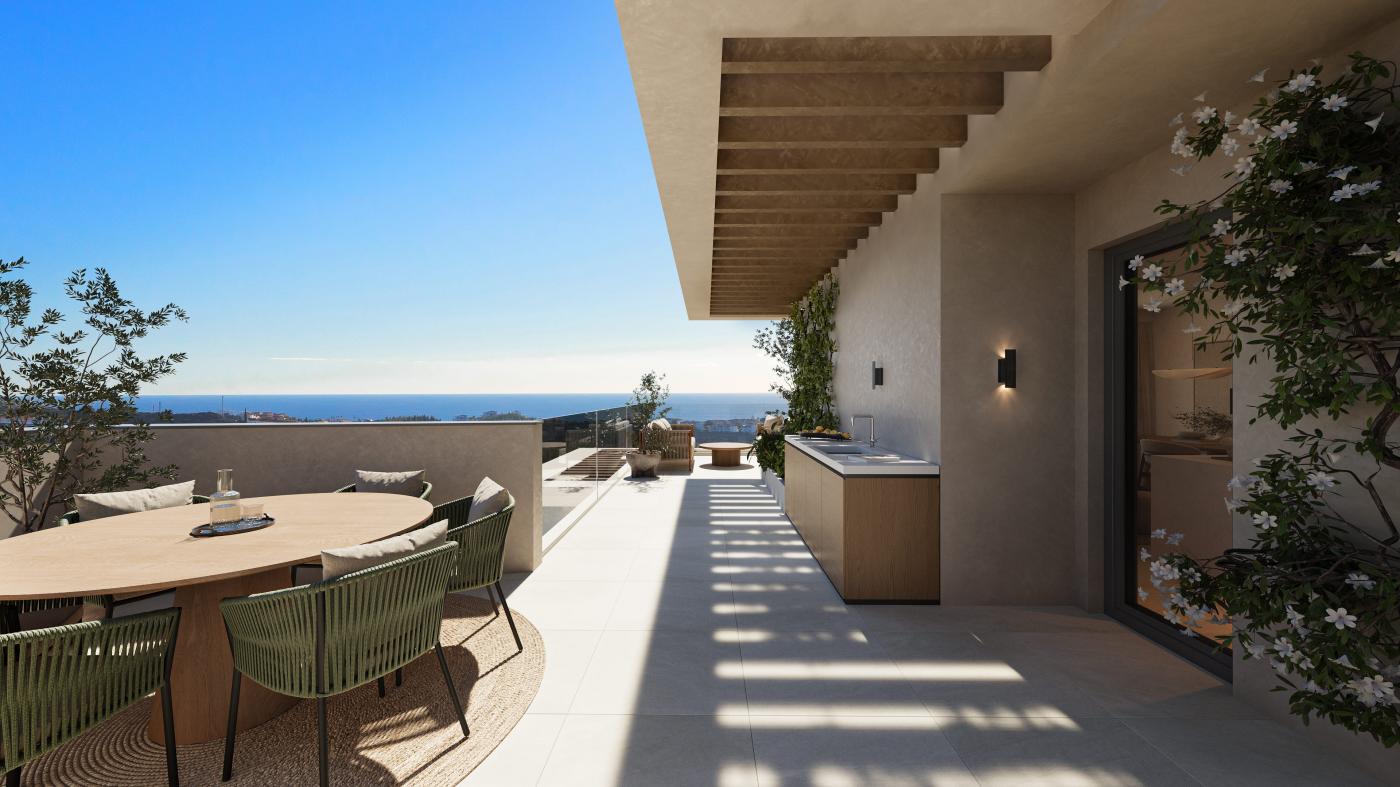 Altos del Chaparral — one, two and three bedroom apartments in El Chaparral, Mijas (3 of 13)