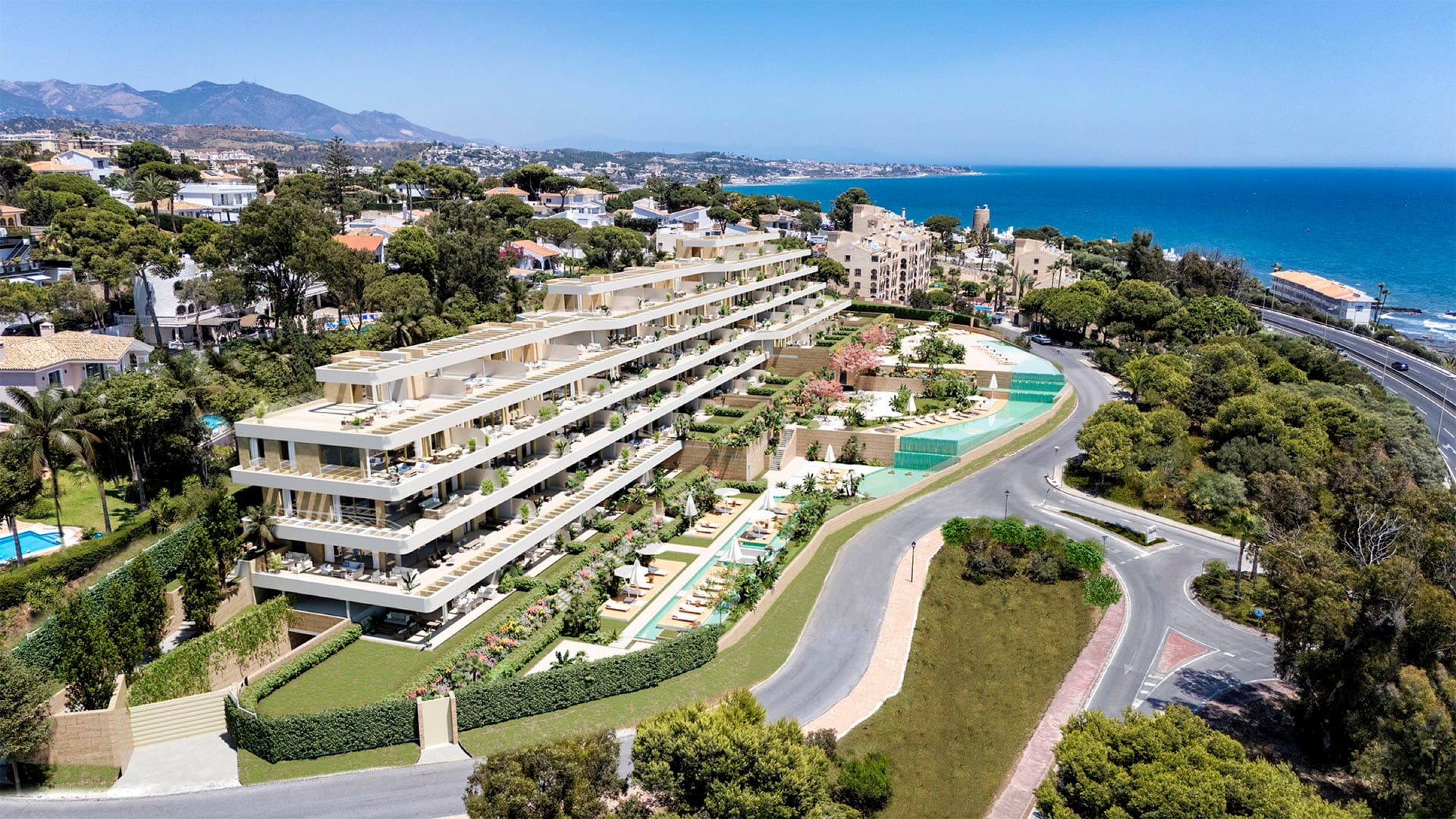 Arosa — one, two and three bedroom apartments in Torrenueva, Mijas (1 of 9)