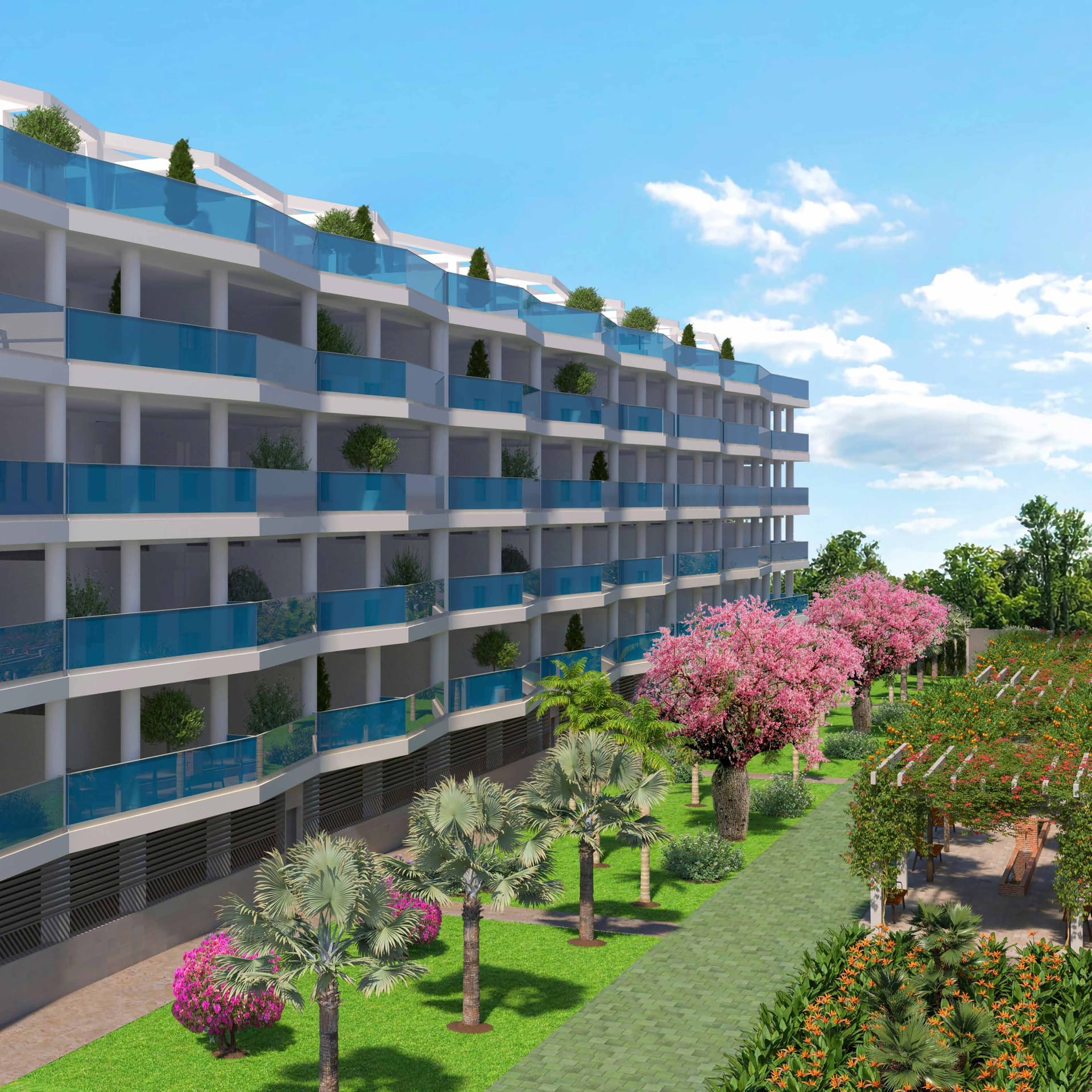 Jardines de las Lagunas II — two and three bedroom apartments in Las Lagunas, Mijas (3 of 8)